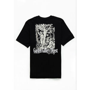 Pacsun Men’s Coney Island Picnic Eco Garden Gallery Graphic T-Shirt Black Sz Med